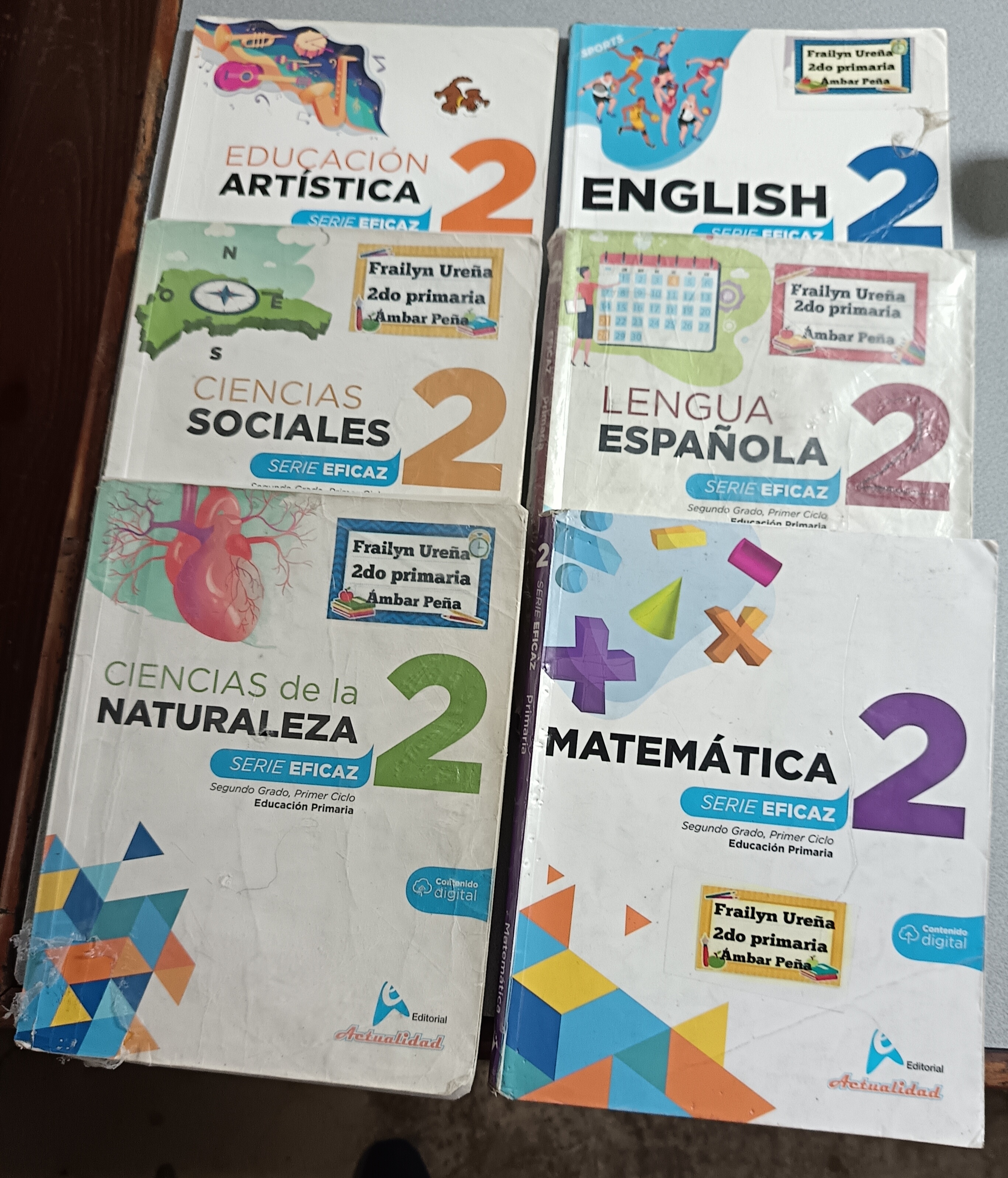 libros y revistas - Libros  2do de Primaria Serie Eficaz 500 cada uno. 1