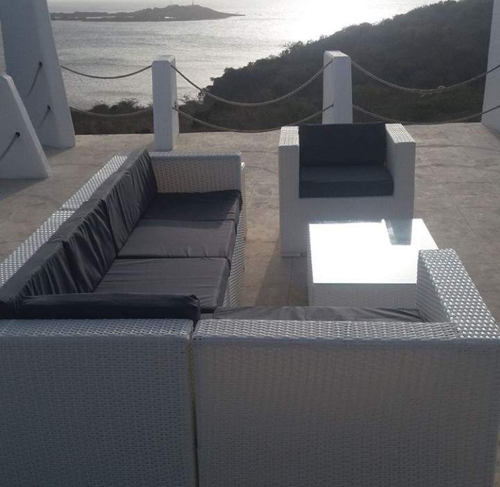 muebles y colchones - muebles en mimbre sintetico