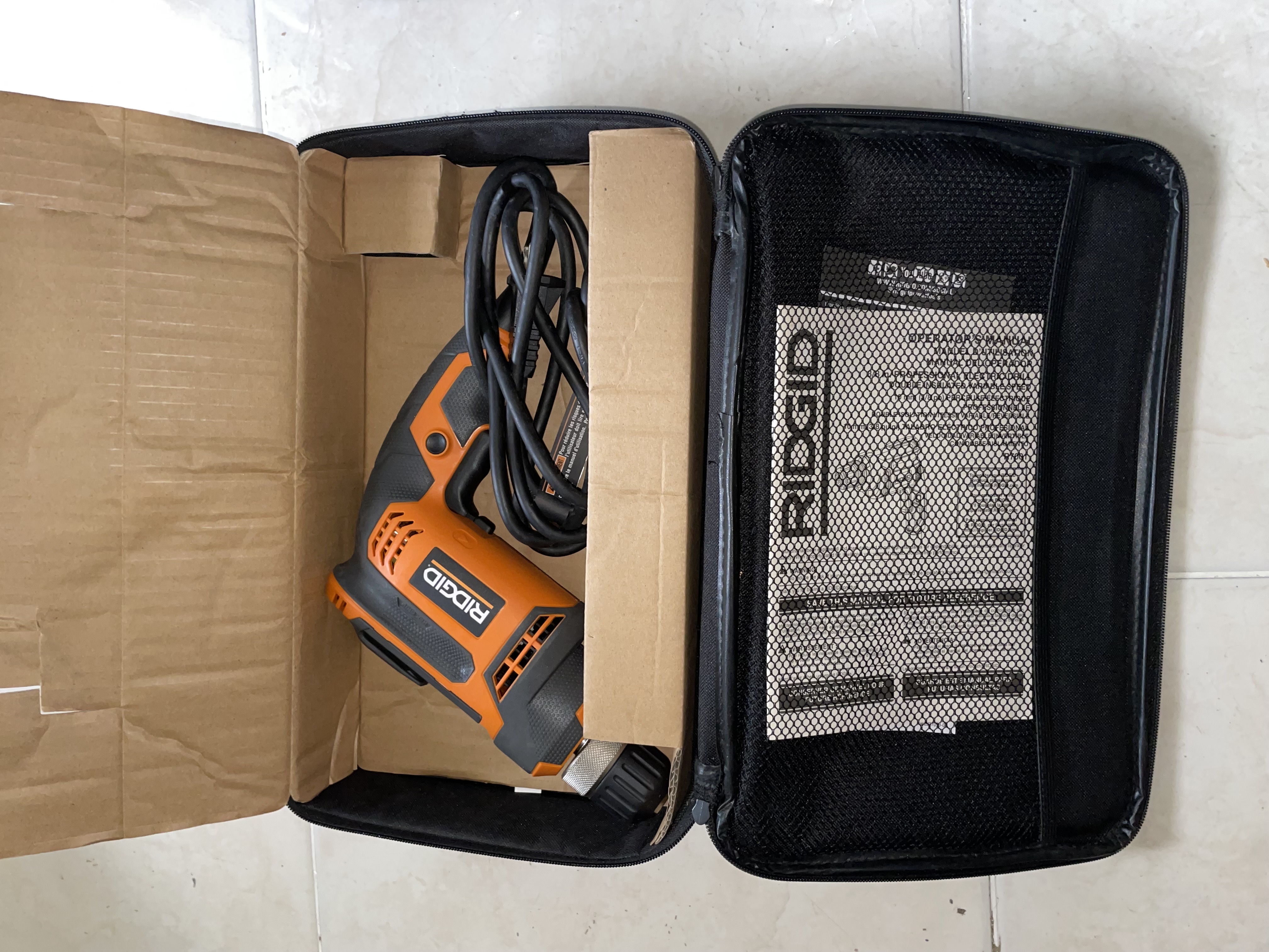 herramientas, jardines y exterior - 8 A 3/8 pulg. Taladro/destornillador con cable 3
