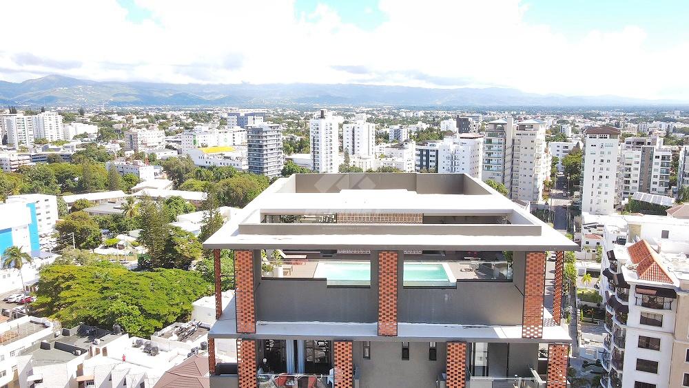 apartamentos - ESTUDIO AMUEBLADO CON PISCINA LA ESMERALDA SANTIAGO 1