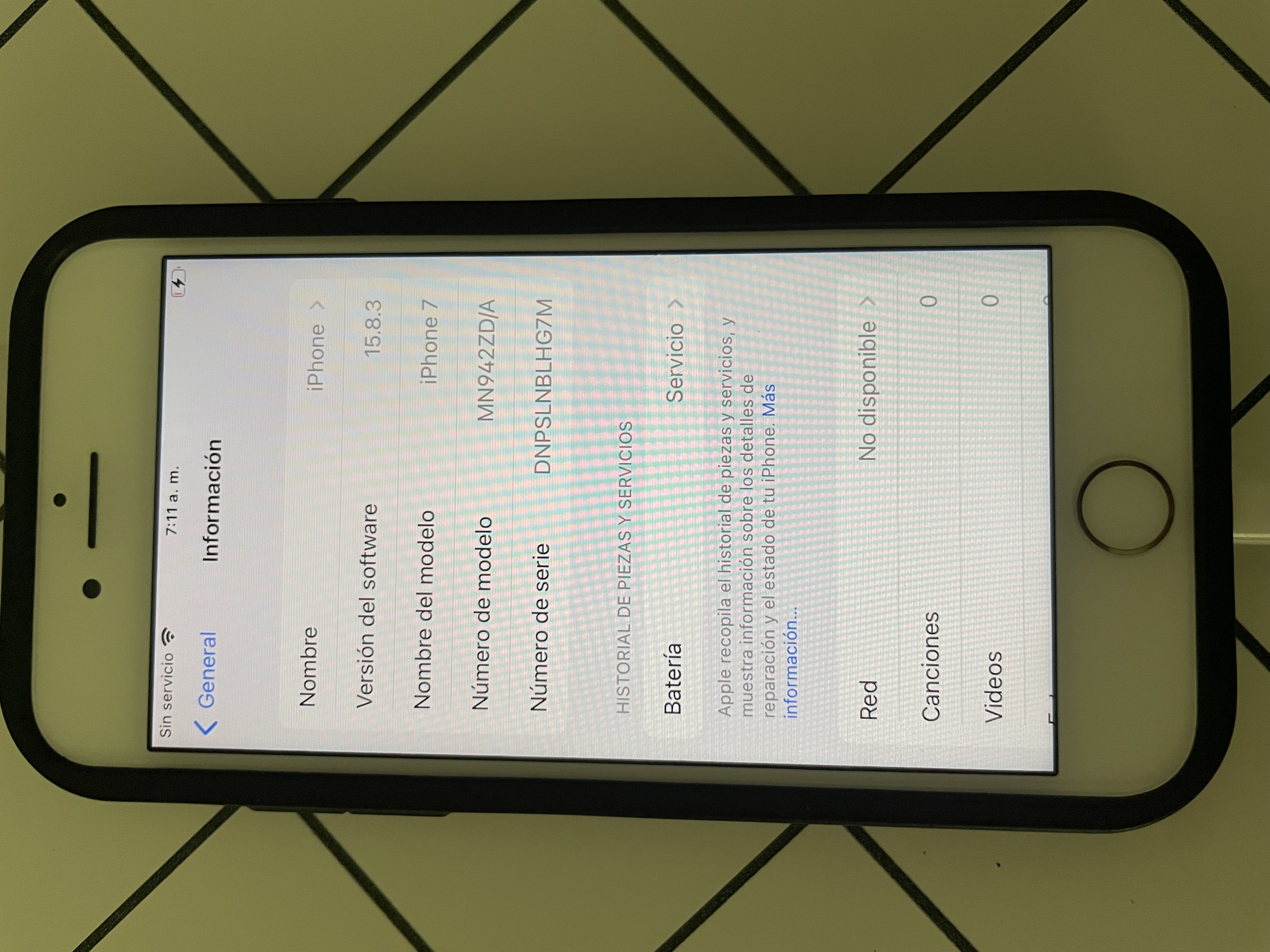 celulares y tabletas - iPhone 7 Dorado – Buen estado – RD$5000 negociable 6