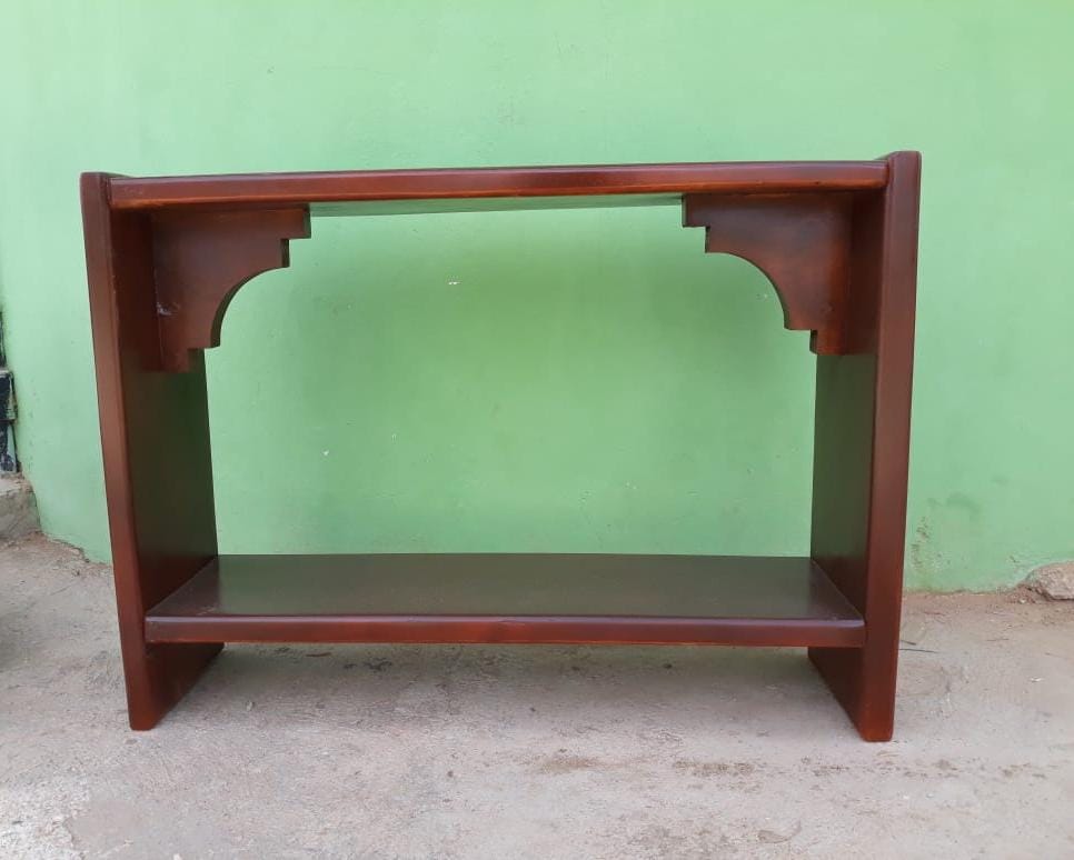 muebles y colchones - Mesa en caoba para sala  1
