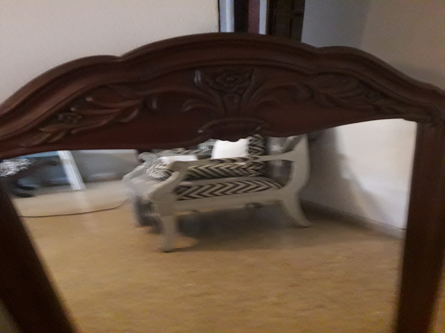 muebles y colchones - Espejo en caoba  6,500 perfectas condiciones 1
