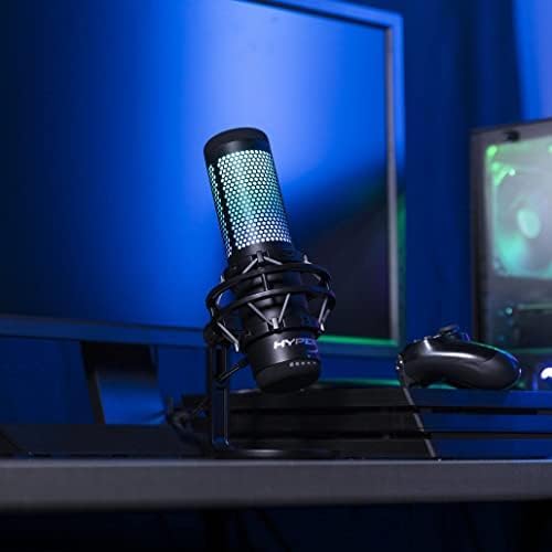 consolas y videojuegos - HyperX QuadCast S - Micrófono condensador USB RGB  5