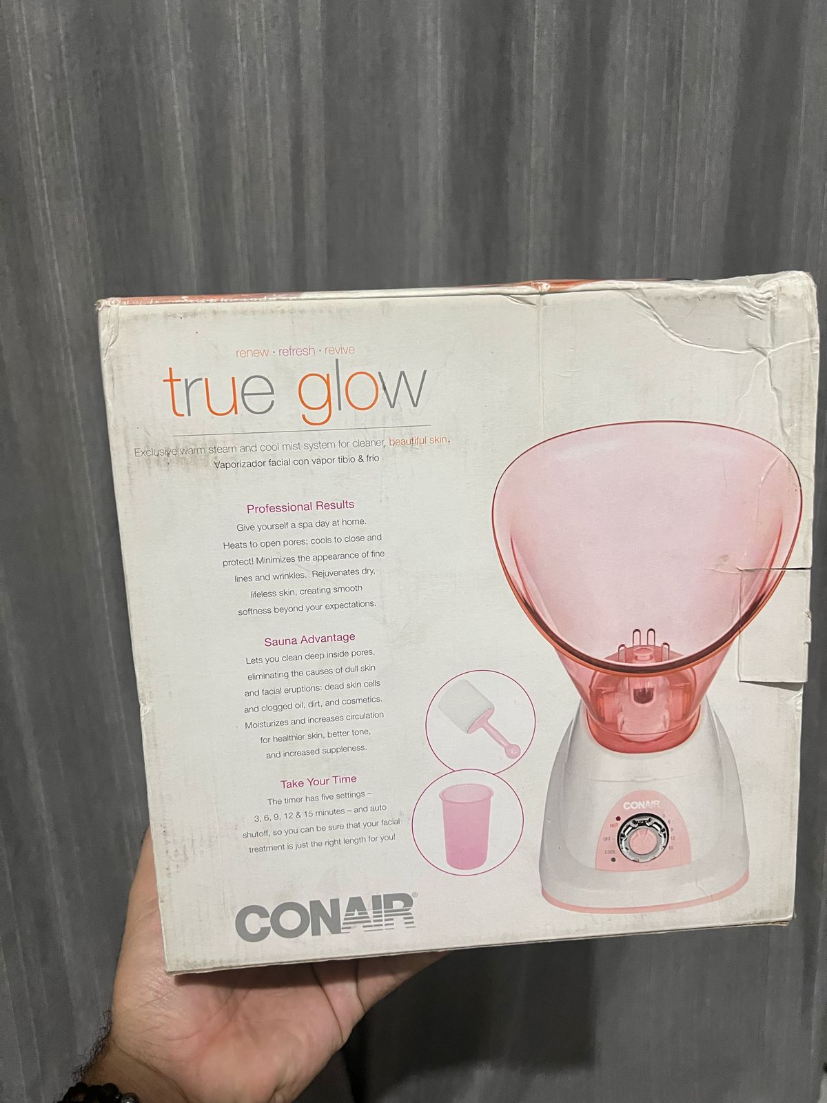 salud y belleza - Vaporizador facial hidratante - True Glow by Conai 1