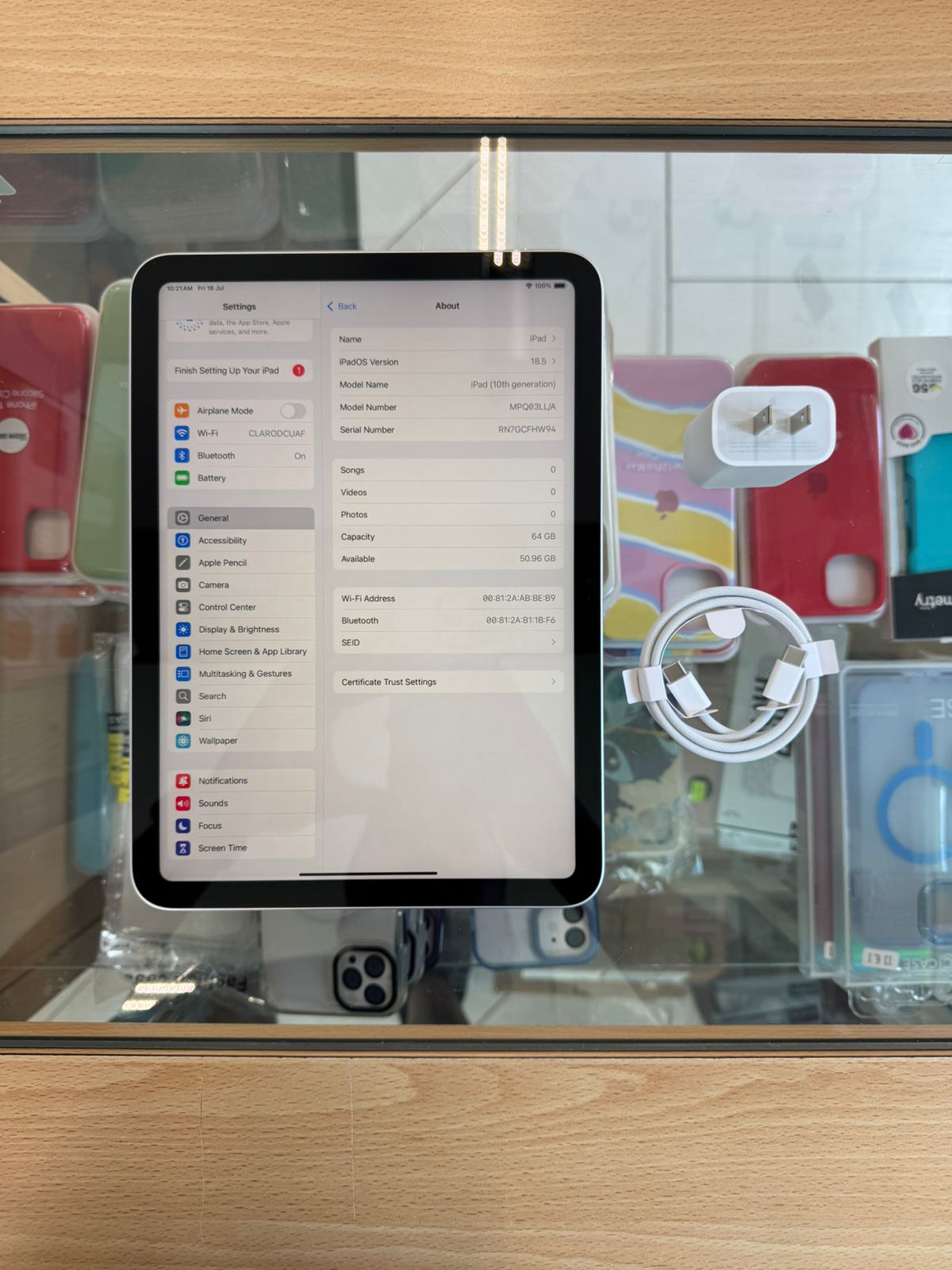 celulares y tabletas - ipad 10th Gen silver 64 GB 10.9''  WIFI. 1