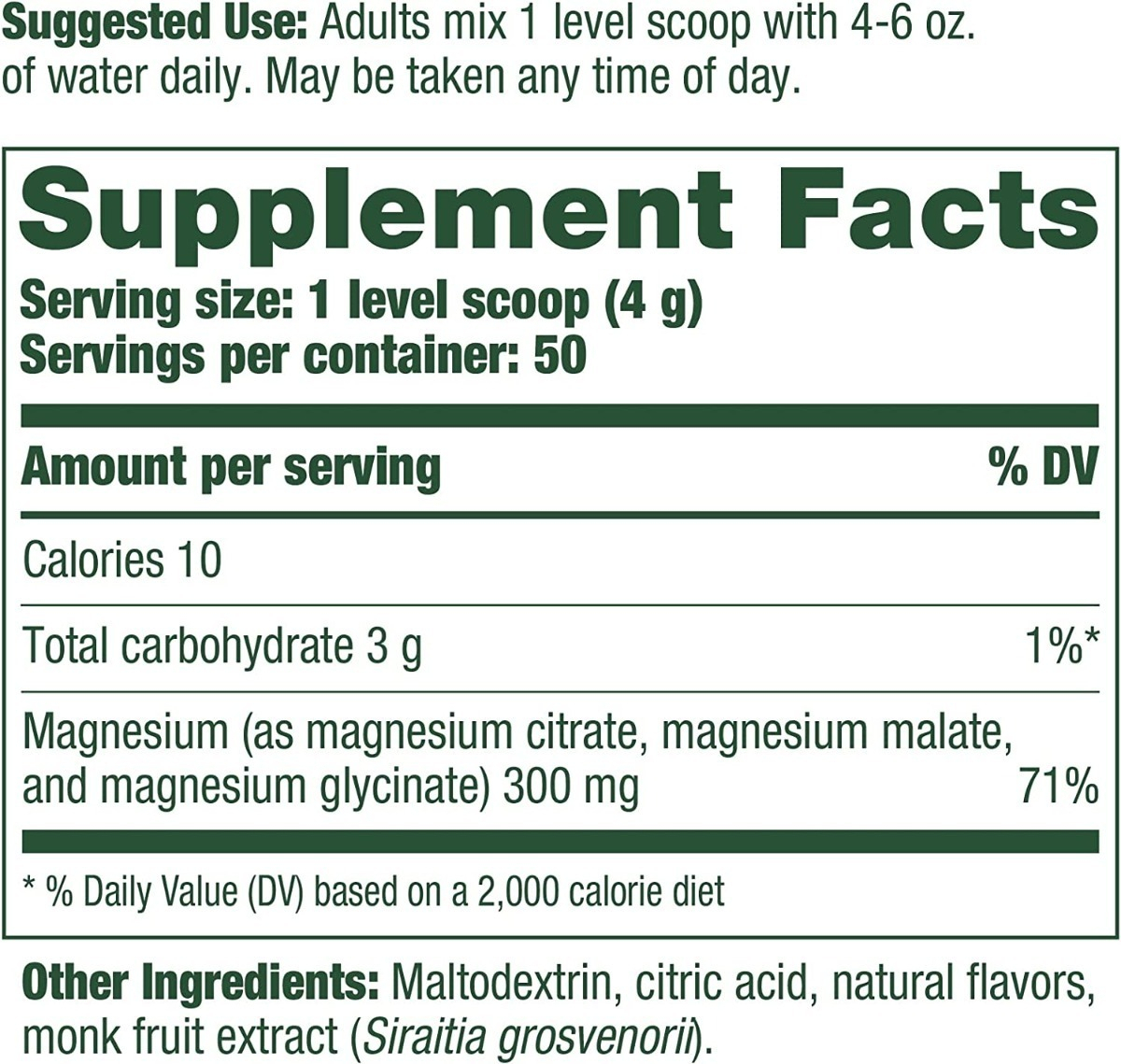 Salud y Equipamiento Médico - Magnesio Polvo 300 Mg Megafood 1