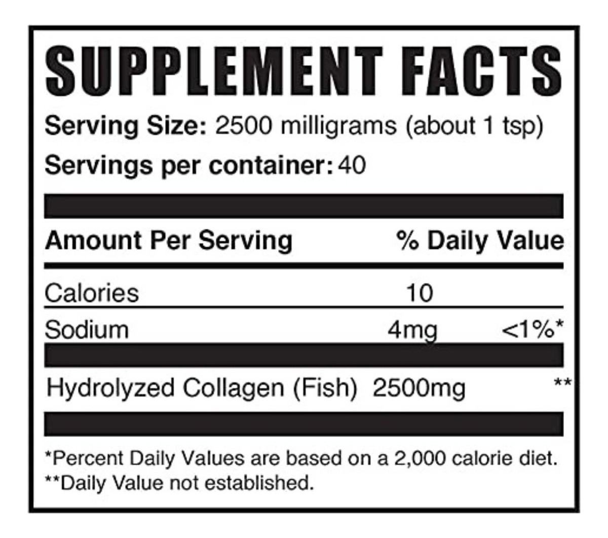 Salud y Equipamiento Médico - Colageno Hidrolizado 2500 Mg 1