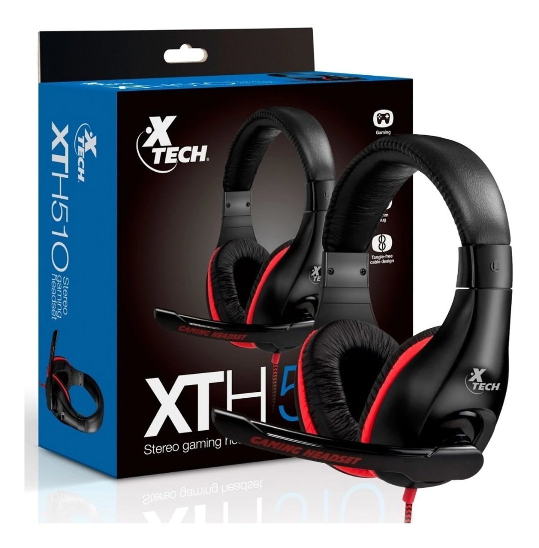 computadoras y laptops - AUDIFONO CON MICROFONO XTECH, GAMING 3.5MM, XTH-510  2