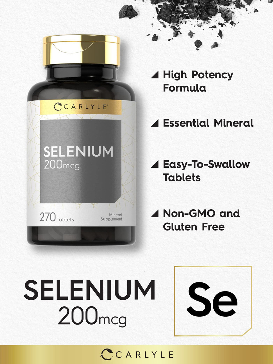 Salud y Equipamiento Médico - Selenio 200 Mcg 270 Cap Carlyle 2