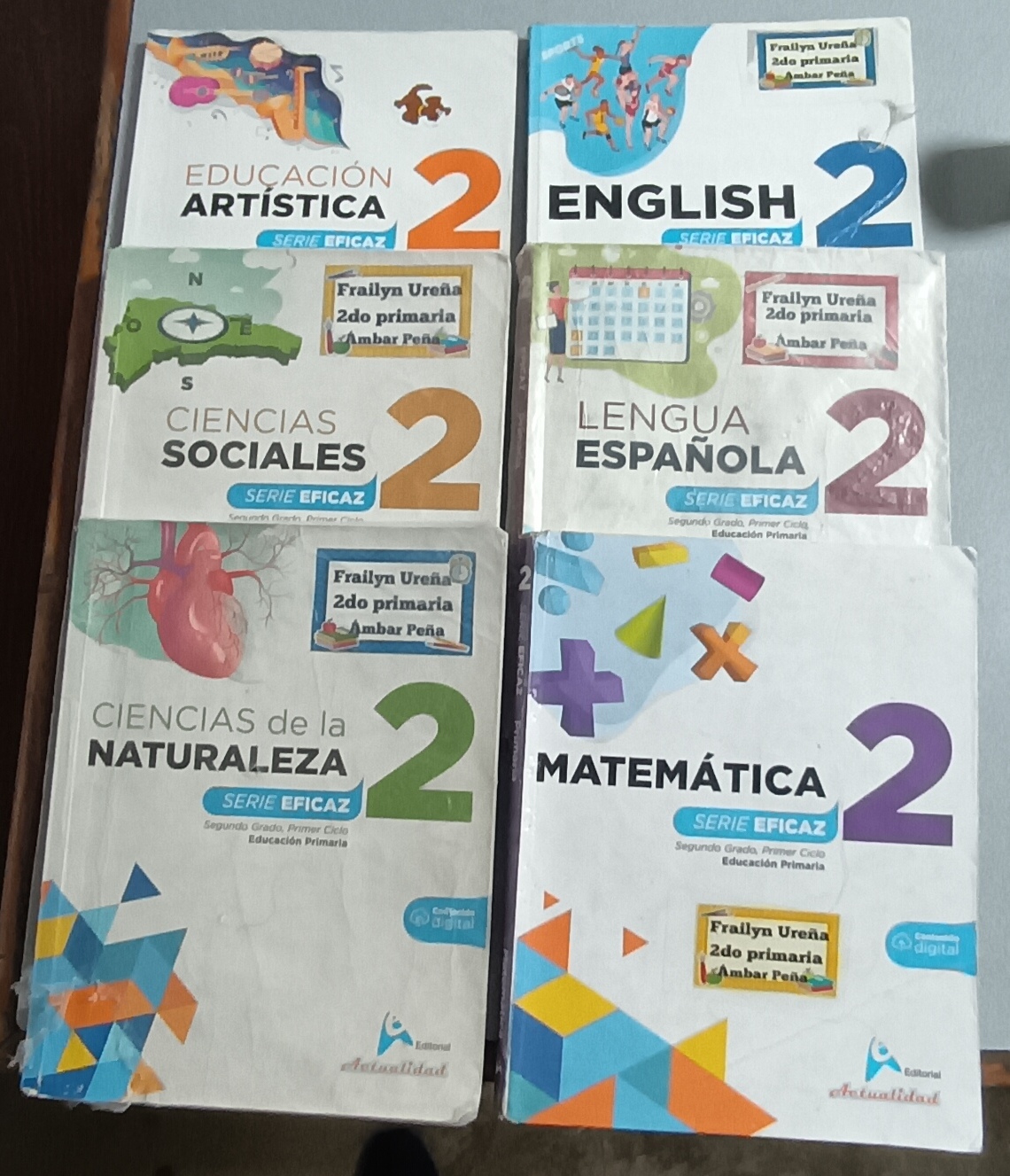 libros y revistas - Libros  2do de Primaria Serie Eficaz 500 cada uno. 2
