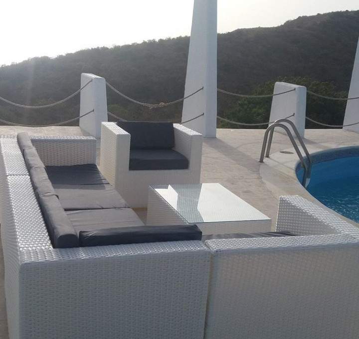 muebles y colchones - muebles en mimbre sintetico 1