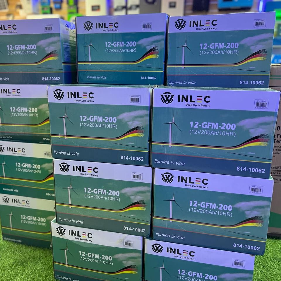 plantas e inversores - Batería inlec disponible en Jacobo solar 