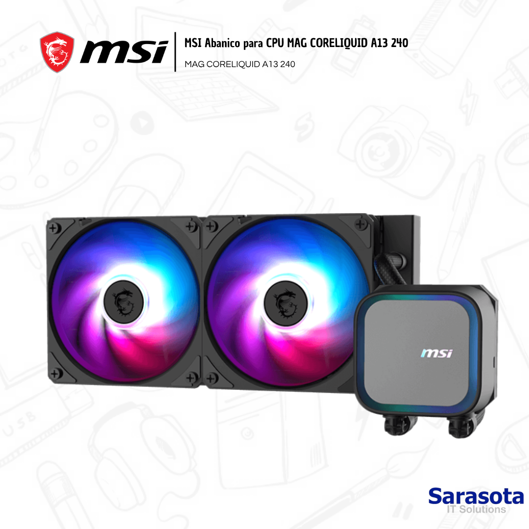 accesorios para electronica - MSI Abanico para CPU MAG CORELIQUID A13 240 0