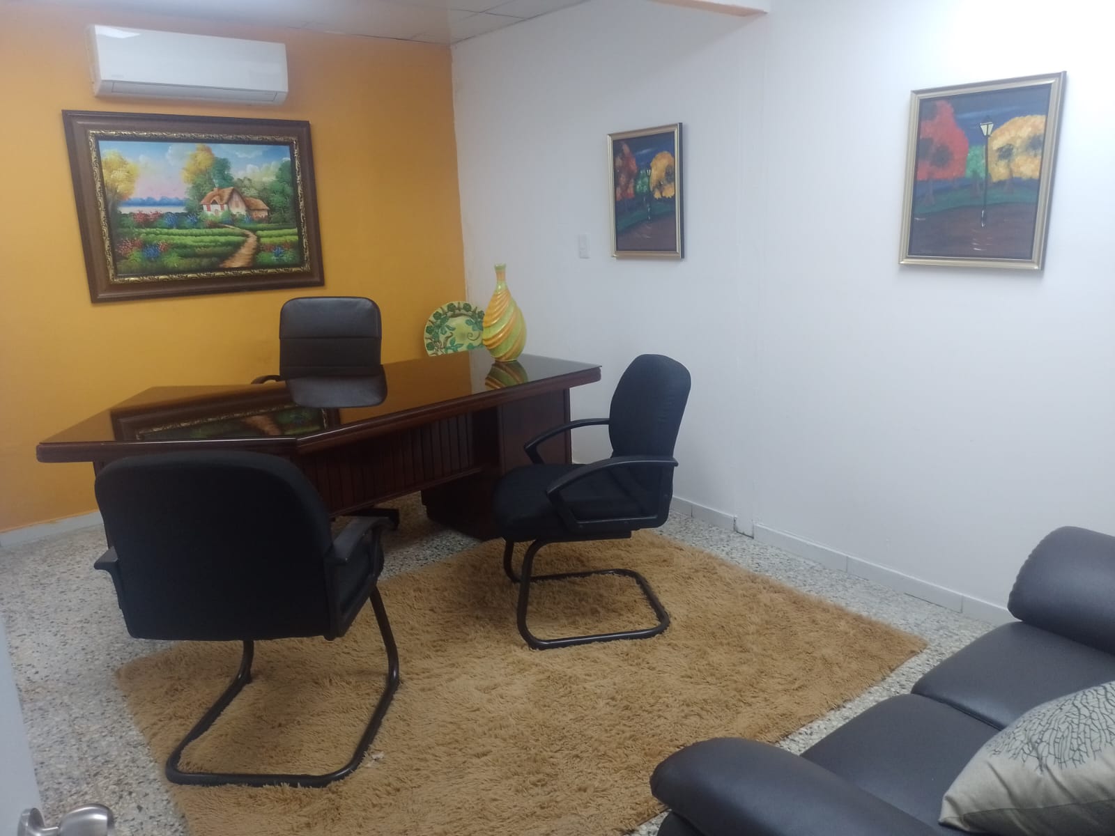 articulos de oficina - Escritorio ejecutivo en caoba  0