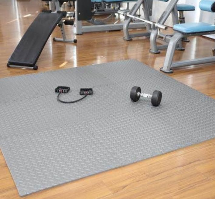 deportes - Piso para gimnasio de goma antifatiga. Alfombra. Pack 12 unidades 4.4 Mts² nuevo