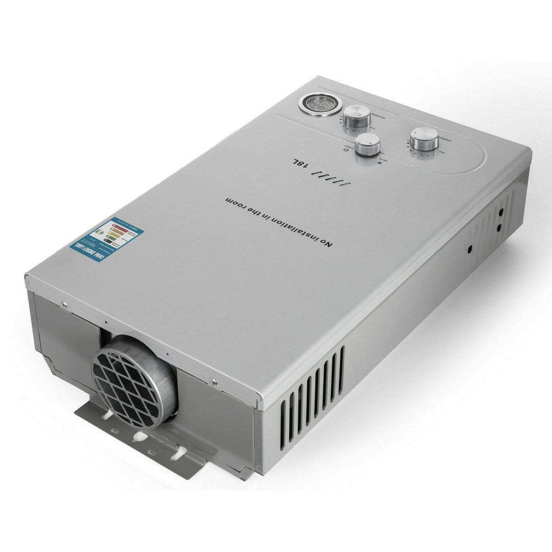 herramientas, jardines y exterior - Calentador de agua a gas de 18 litros por minuto 
Gas water heater  5