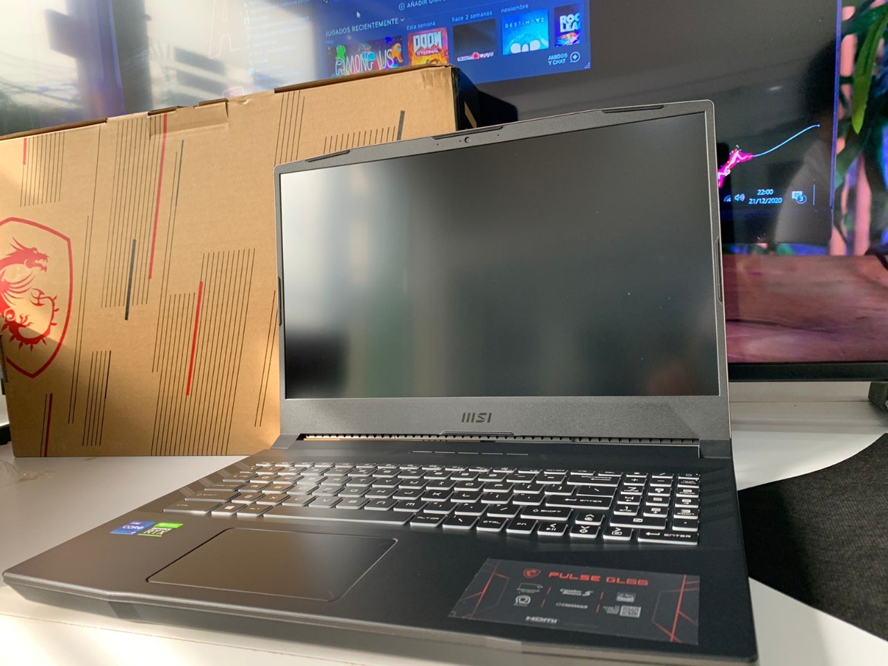 computadoras y laptops - Laptop Gaming MSI i7 12th RTX 3060 NUEVA  1
