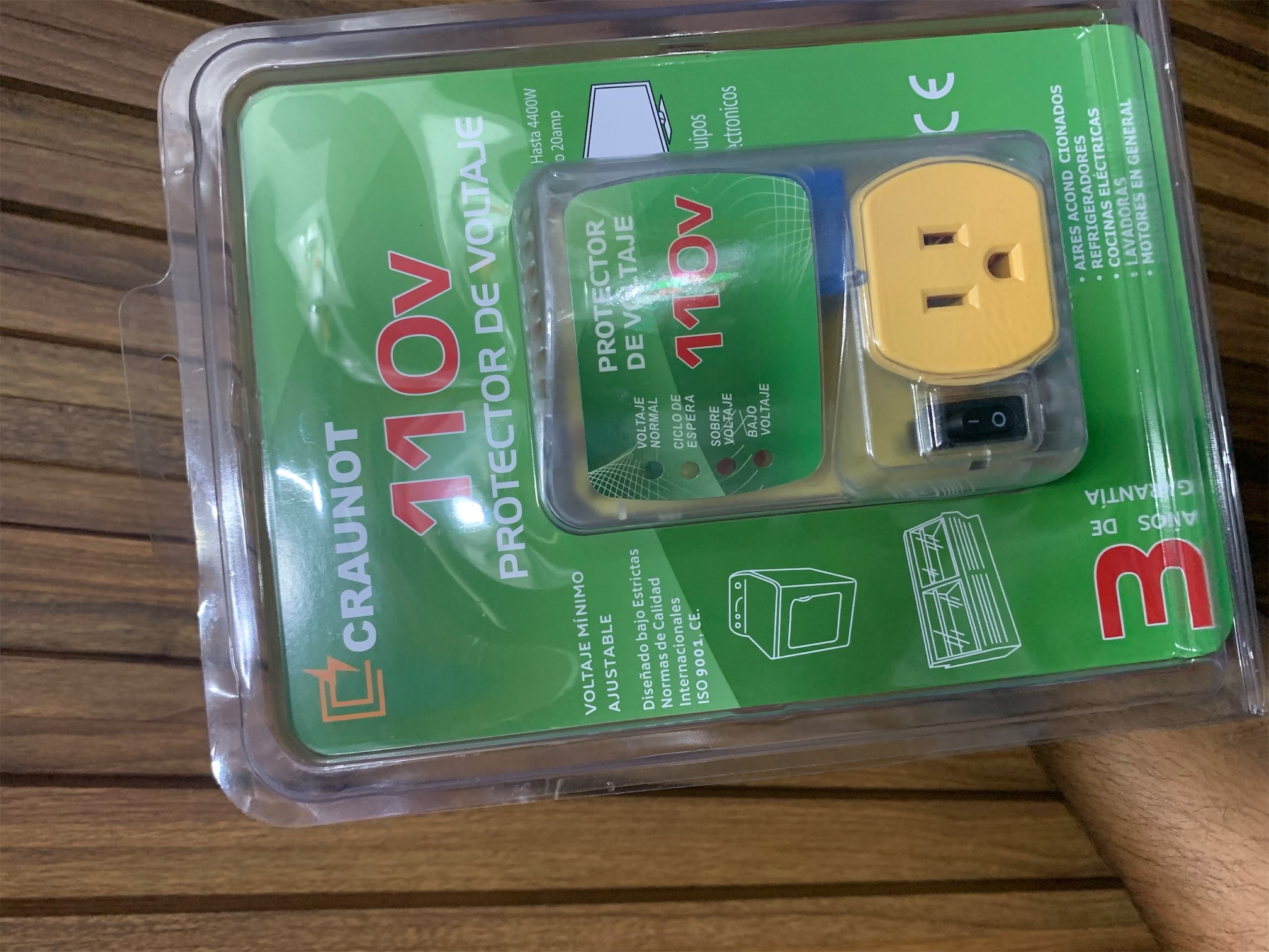 accesorios para electronica - protector  de voltaje Graunot 110V  3