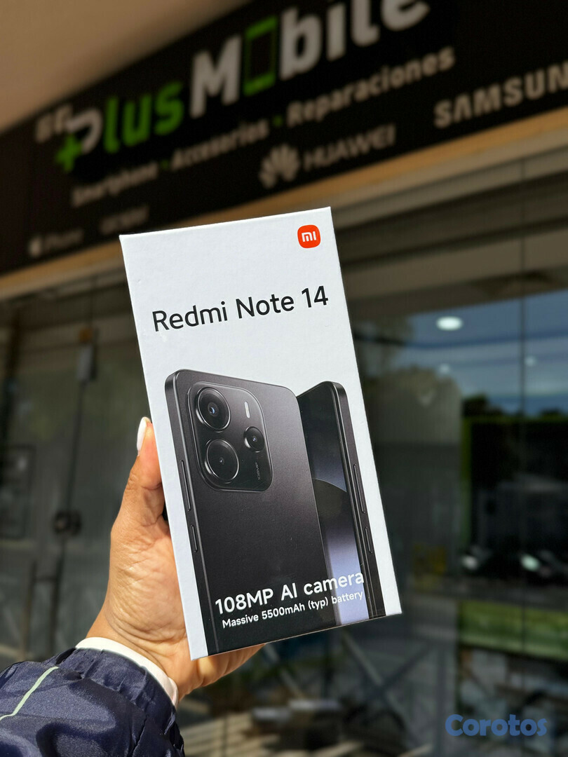 celulares y tabletas - 
REDMI NOTE 14 128GB 6GB RAM NUEVO DE CAJA
