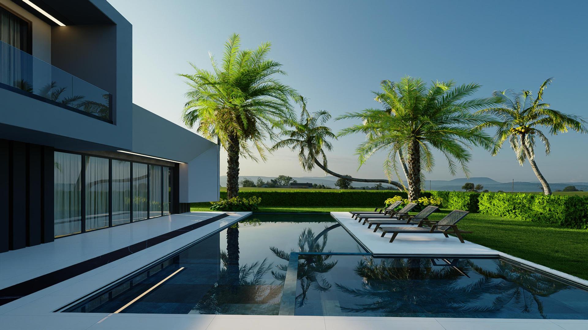 casas vacacionales y villas - Villa en venta en Punta Cana Village | Villa Nácar con piscina y jacuzzi 2
