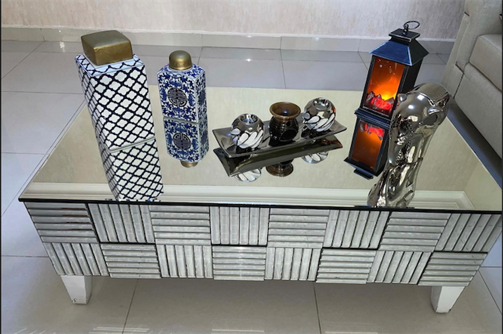 muebles y colchones - Vendo mesa de cristal. 0