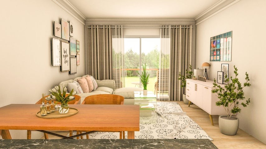 apartamentos - Proyecto en venta Punta Cana #24-1334 dos dormitorios, balcón, piscina, cancha. 0