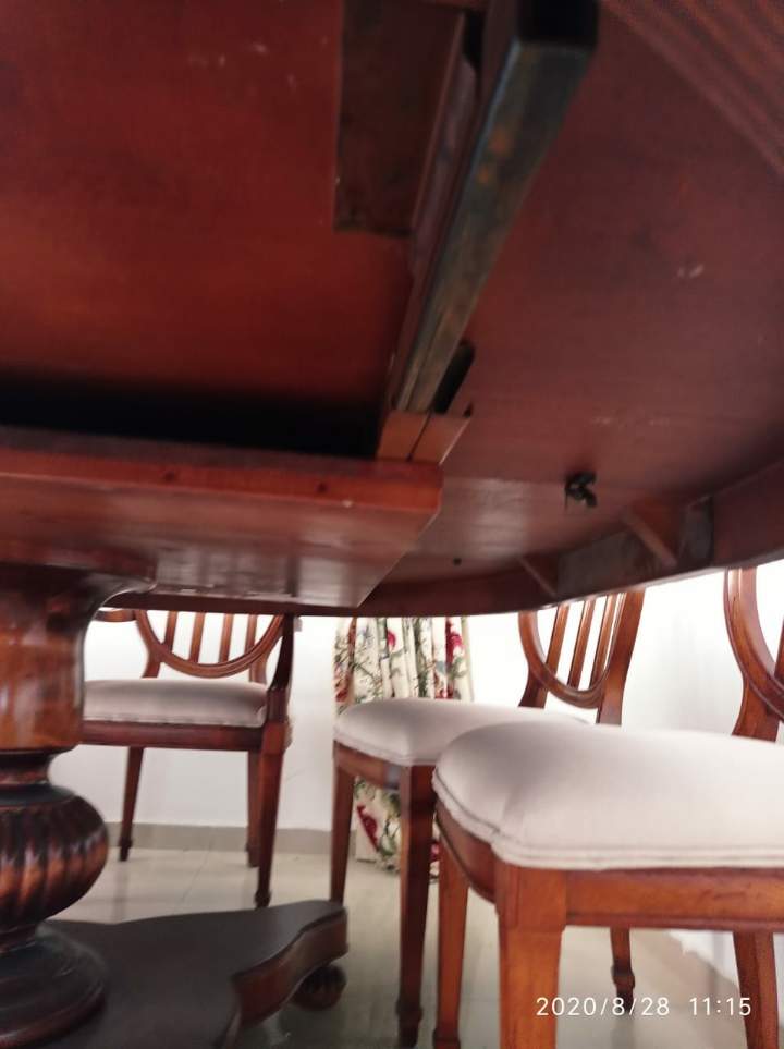 muebles y colchones - comedor 10 sillas 3