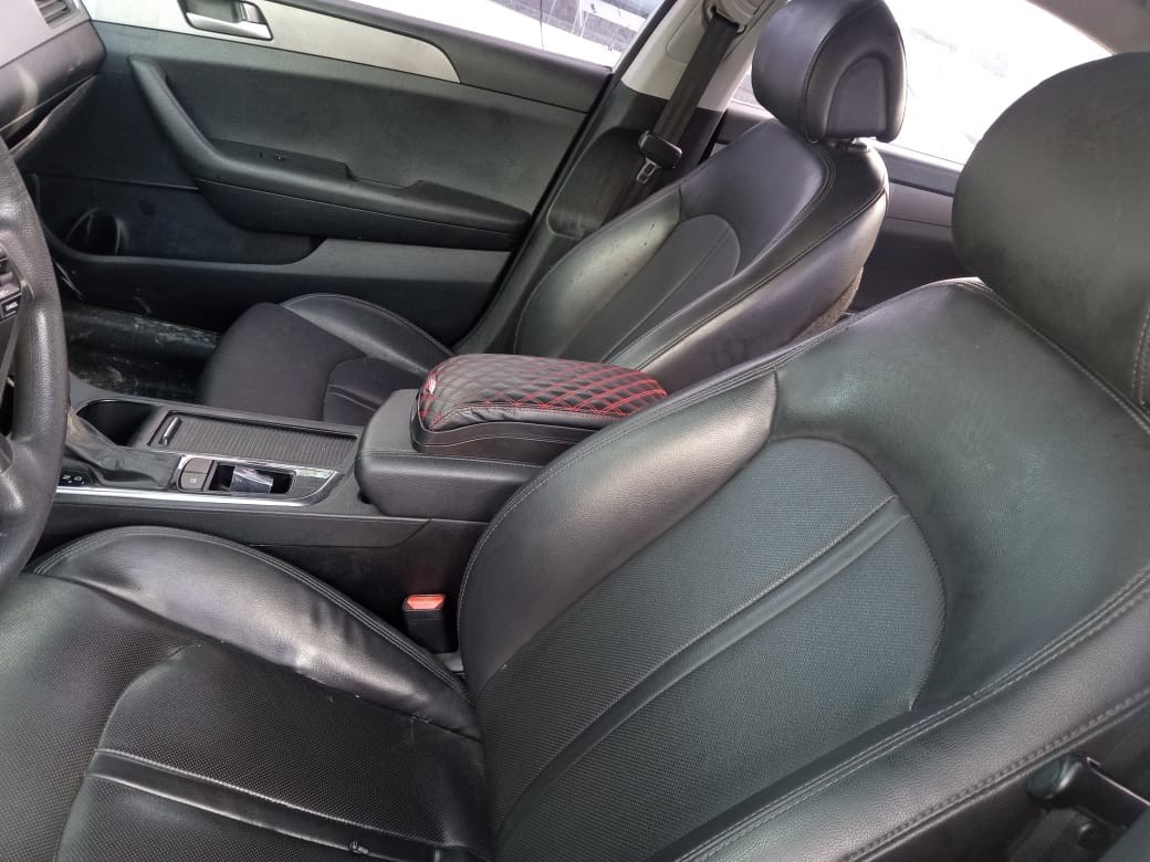 carros - HYUNDAI SONATA LF 2015 GRIS 4