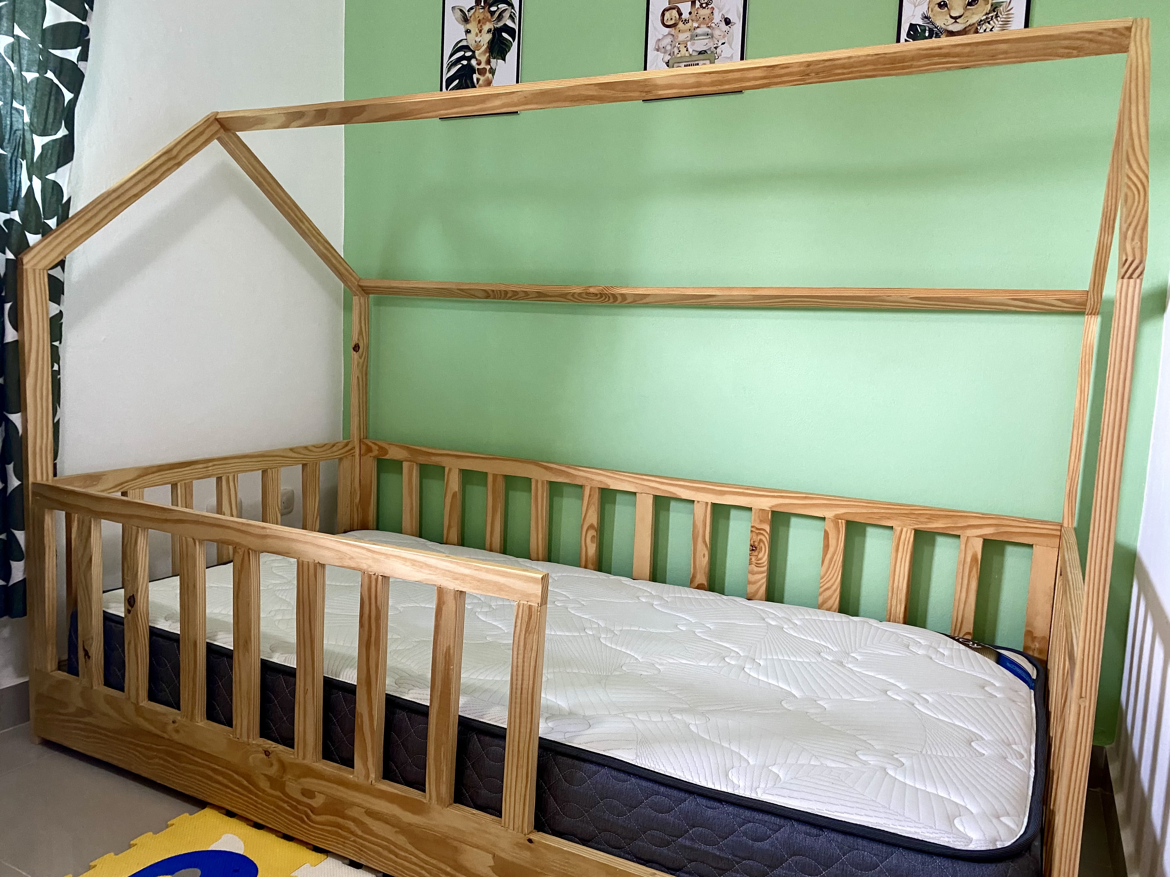 muebles y colchones - Cama Montessori Tamaño Twin para Niños – Seguridad 0