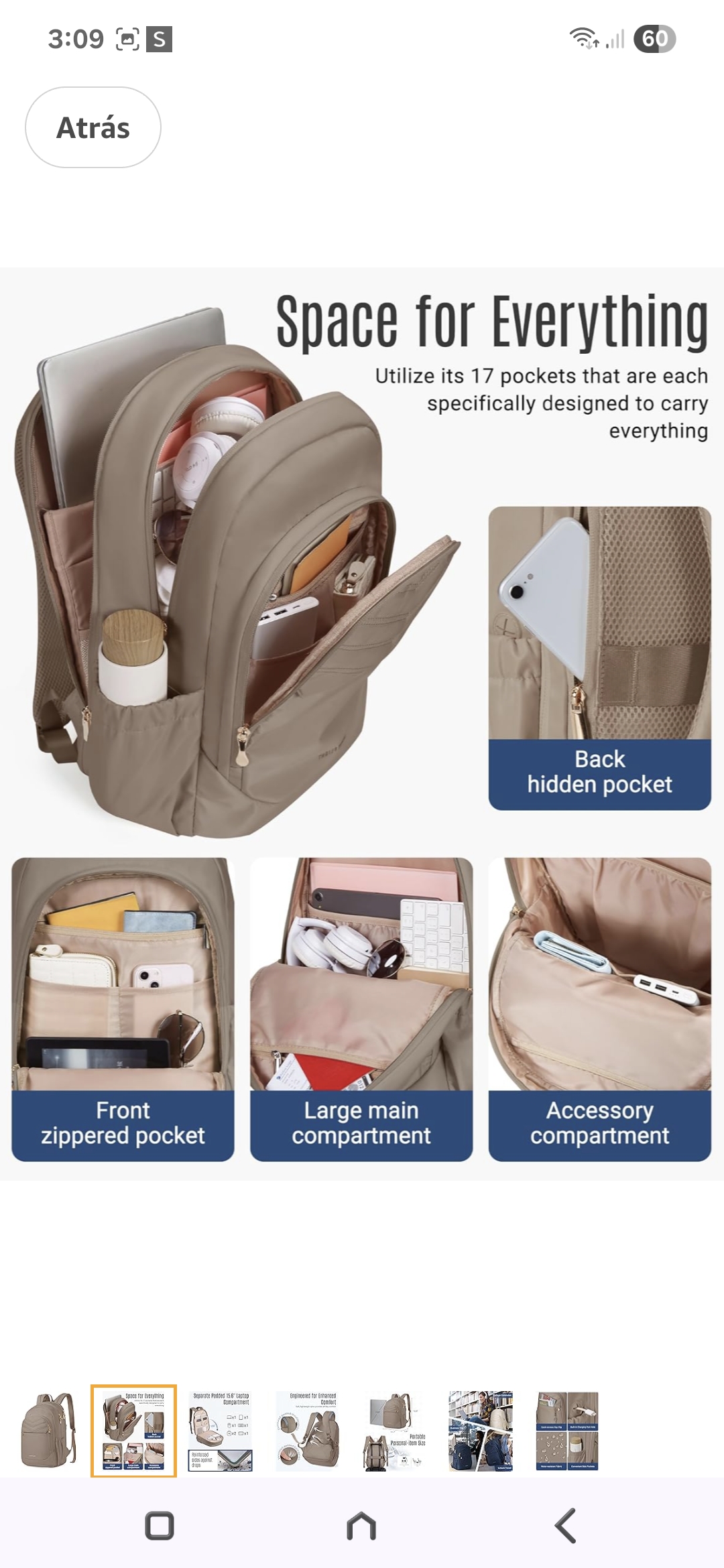 carteras y maletas - Mochila de viaje y lapto 2