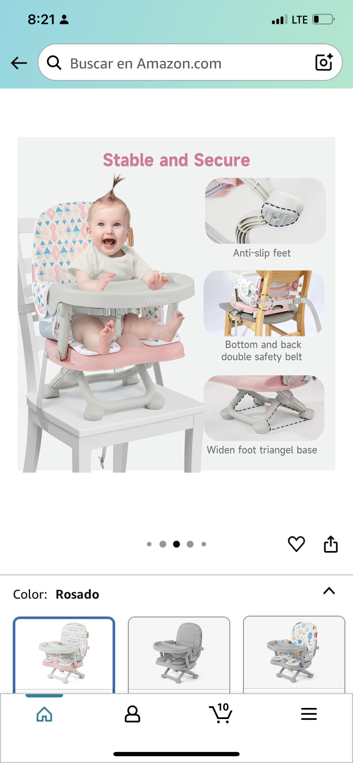 coches y sillas - Silla de bebé comer Nuevo!  1