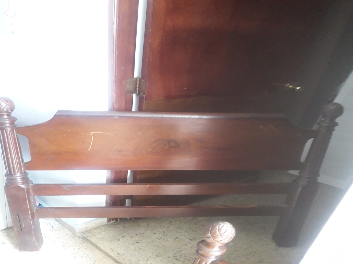 muebles y colchones - Espaldar en caoba   con piezera  7,000 1
