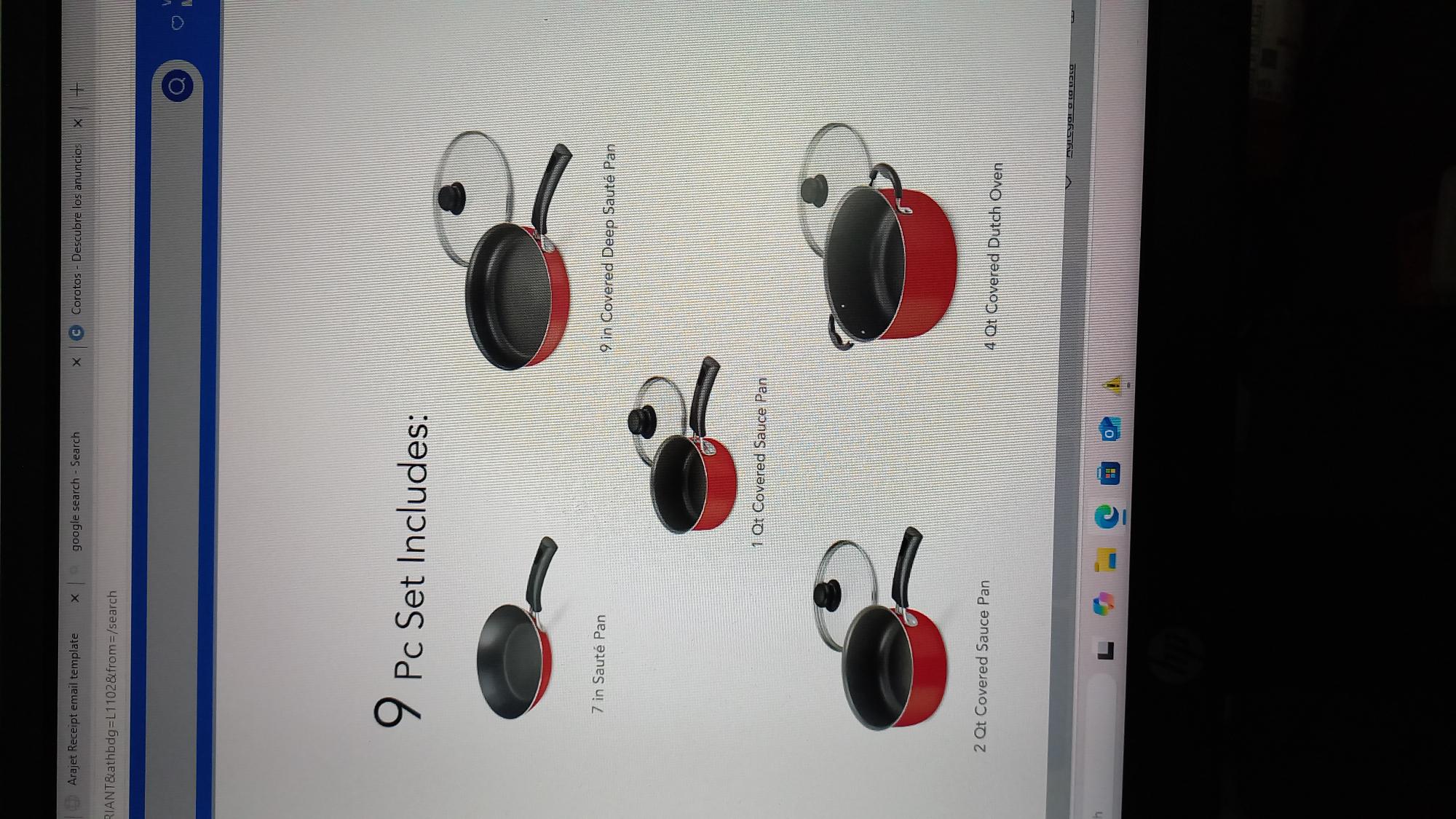 cocina - SET DE OLLAS ROJAS TRAMONTINA  3