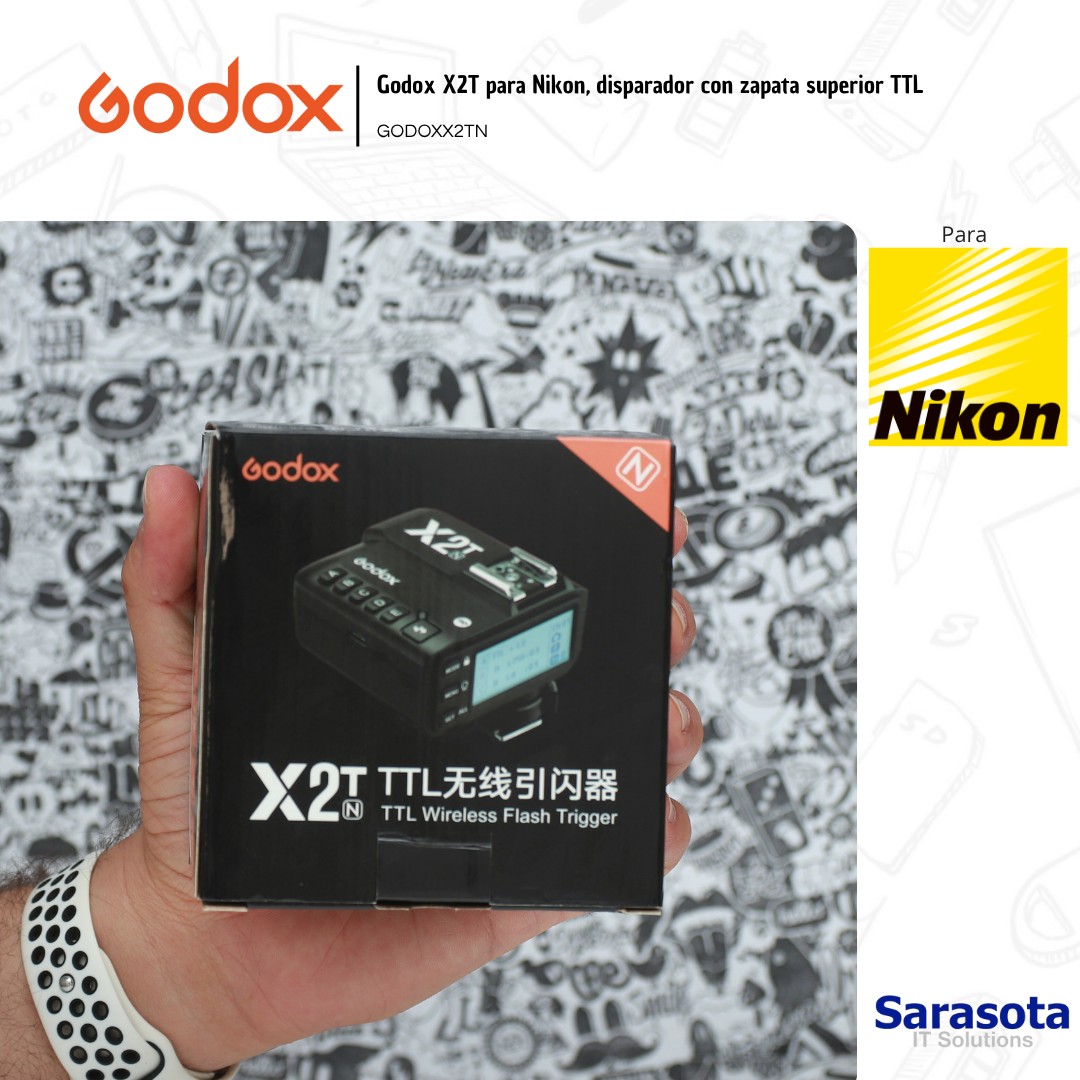 accesorios para electronica - Disparador Godox X2T para Nikon Garantía 1 año