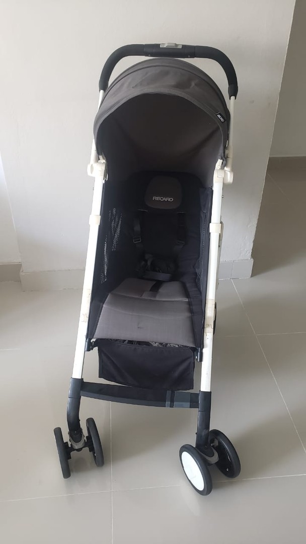 coches y sillas - Coche RECARO Easy life con capa de lluvia (GRIS) 3