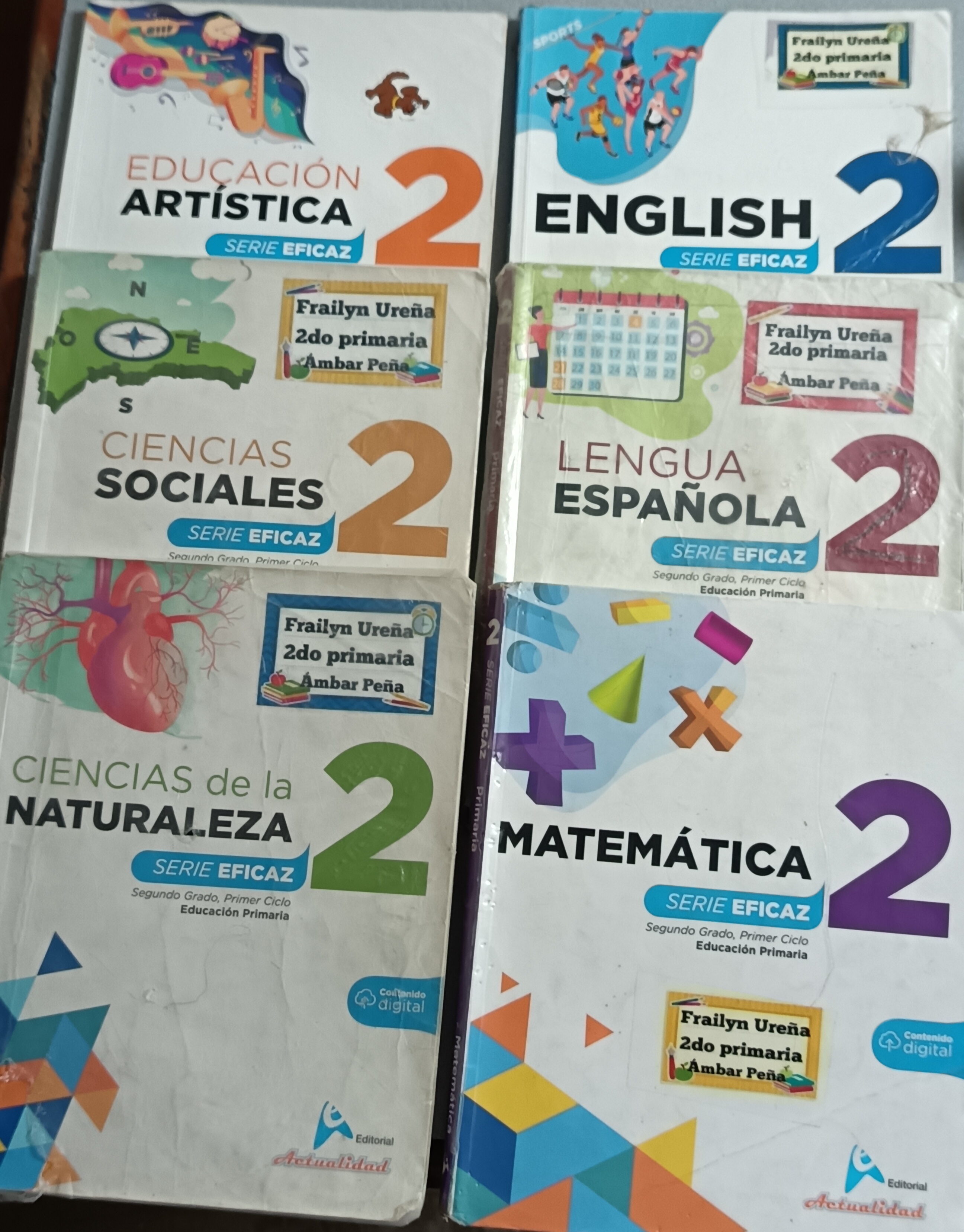 libros y revistas - Libros  2do de Primaria Serie Eficaz 500 cada uno. 3