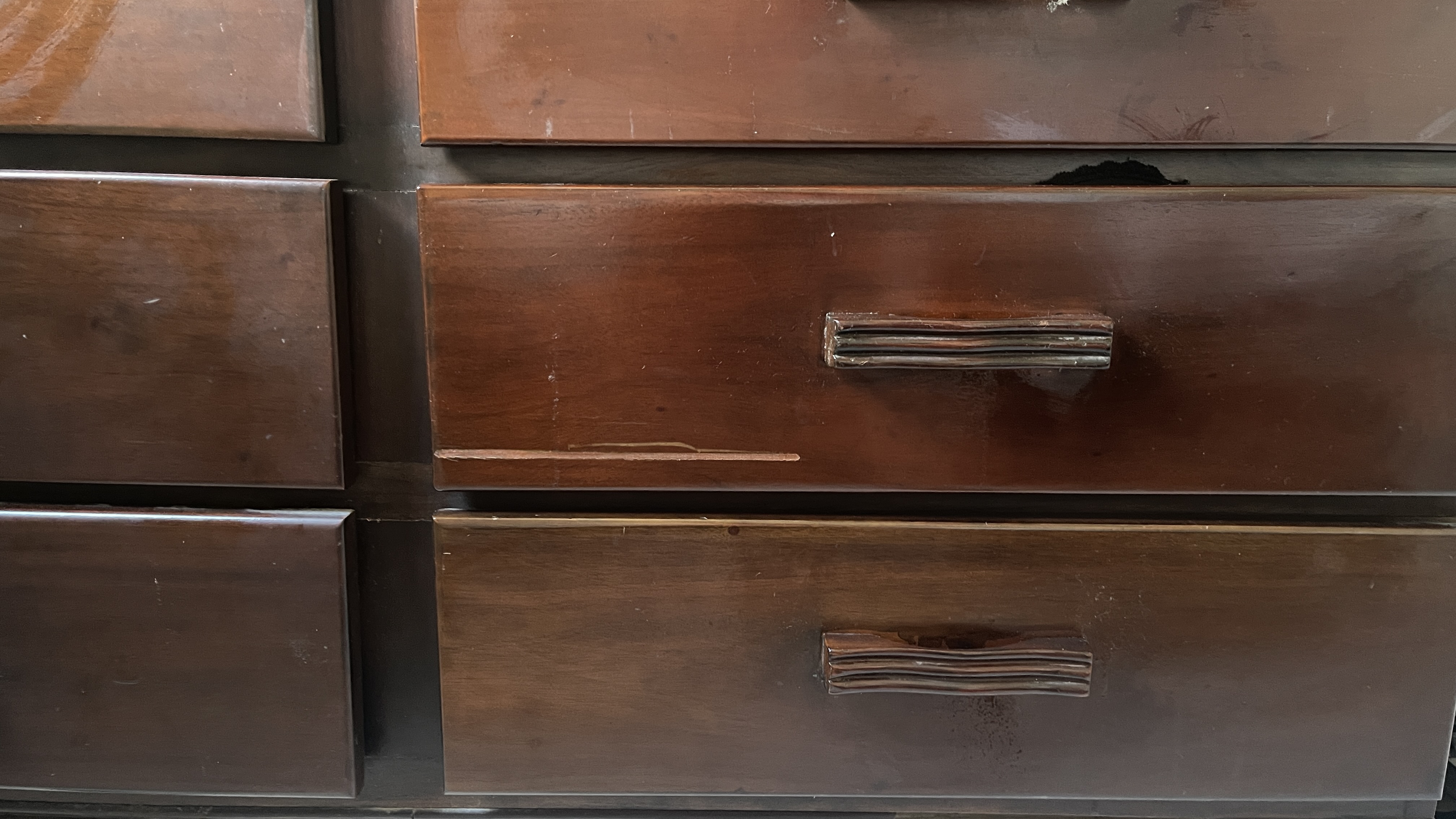 muebles y colchones - Gavetero caoba  2