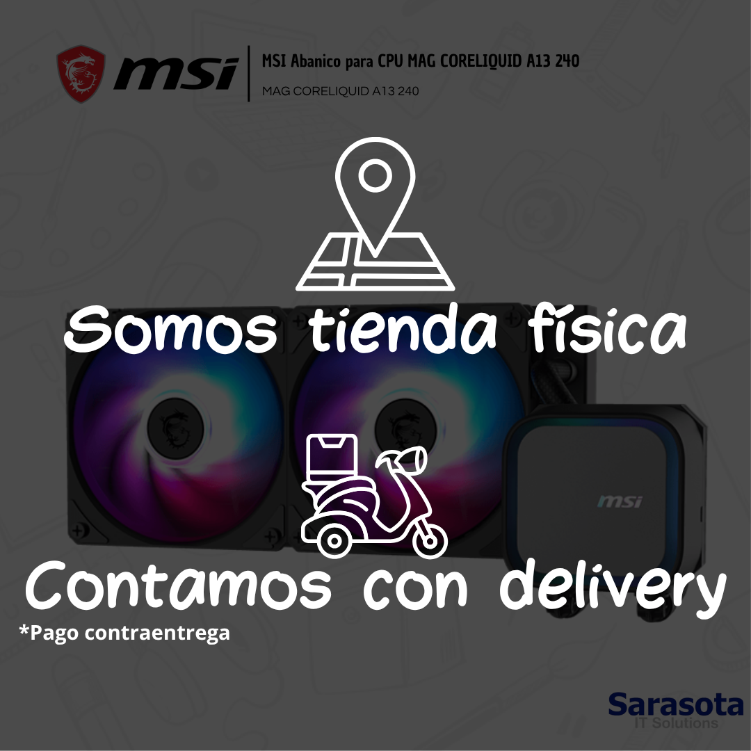 accesorios para electronica - MSI Abanico para CPU MAG CORELIQUID A13 240 2