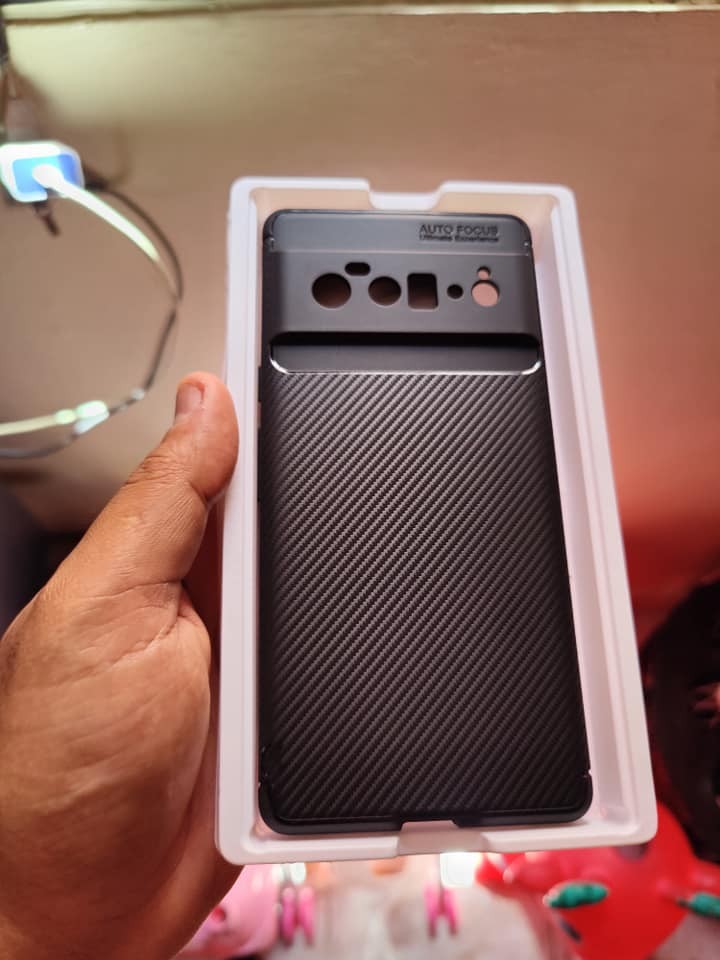 celulares y tabletas - Google Pixel 6 Pro COVER CON FIBRA DE CARBON 1