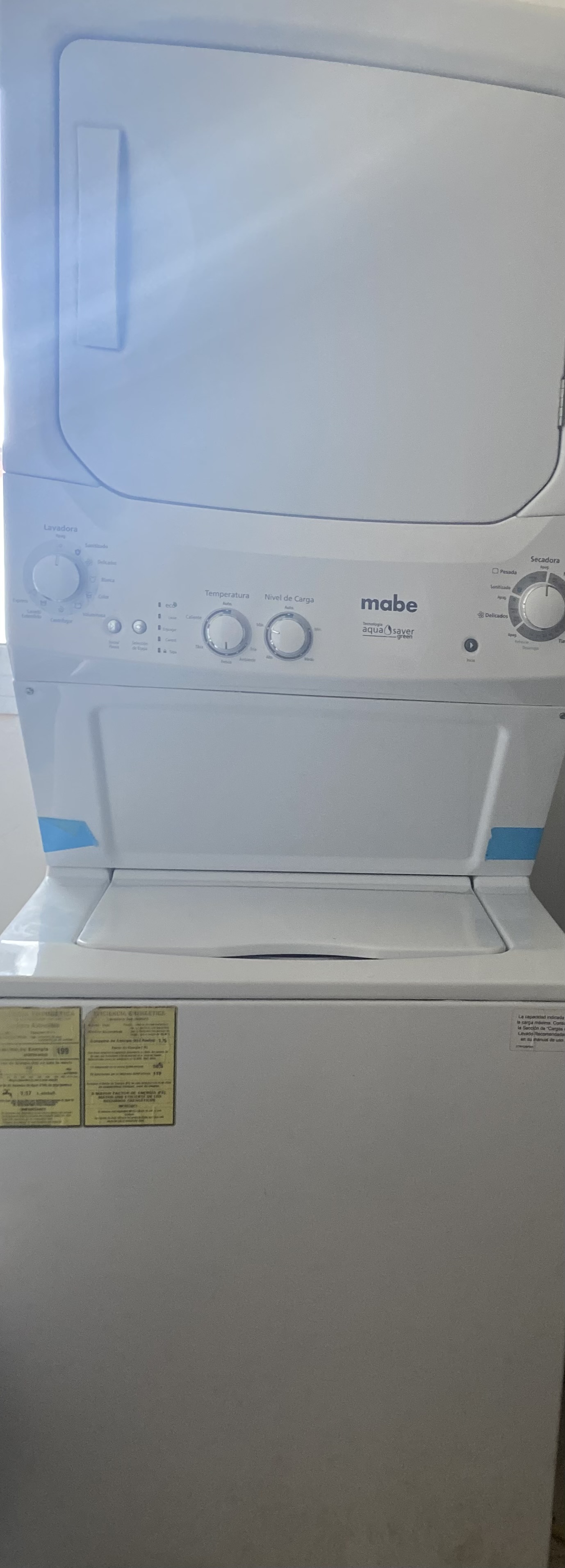 electrodomesticos - Lavadora secadora a gas tipo torre