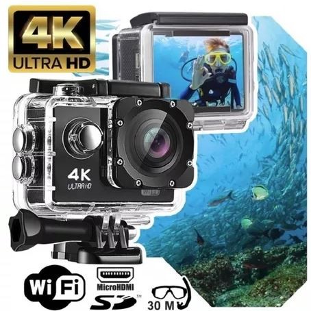 camaras y audio - Camara Deportiva Wifi 4K 16MP, Impermeable!!!