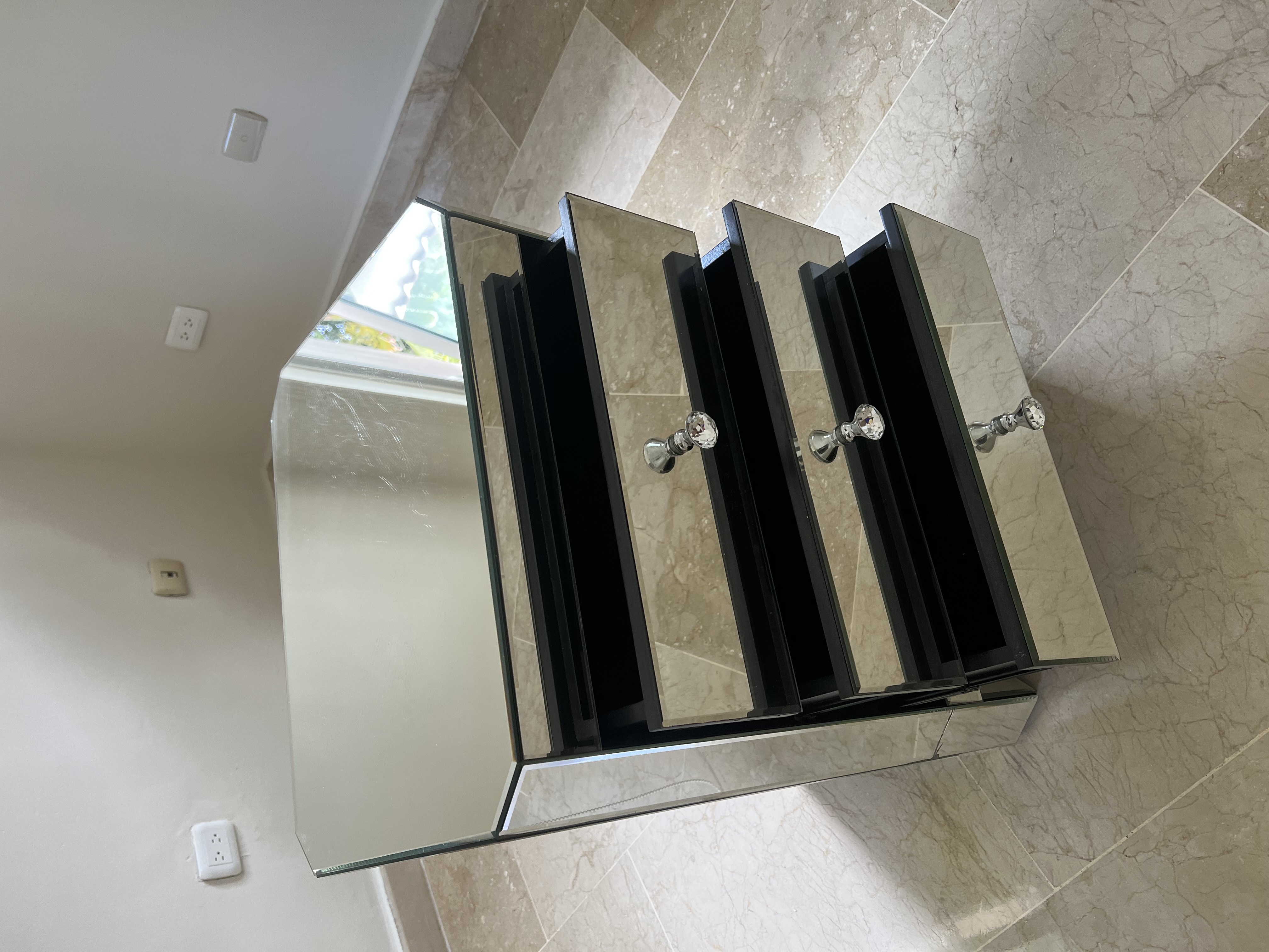 muebles y colchones - Hermosa mesa de cristal 0