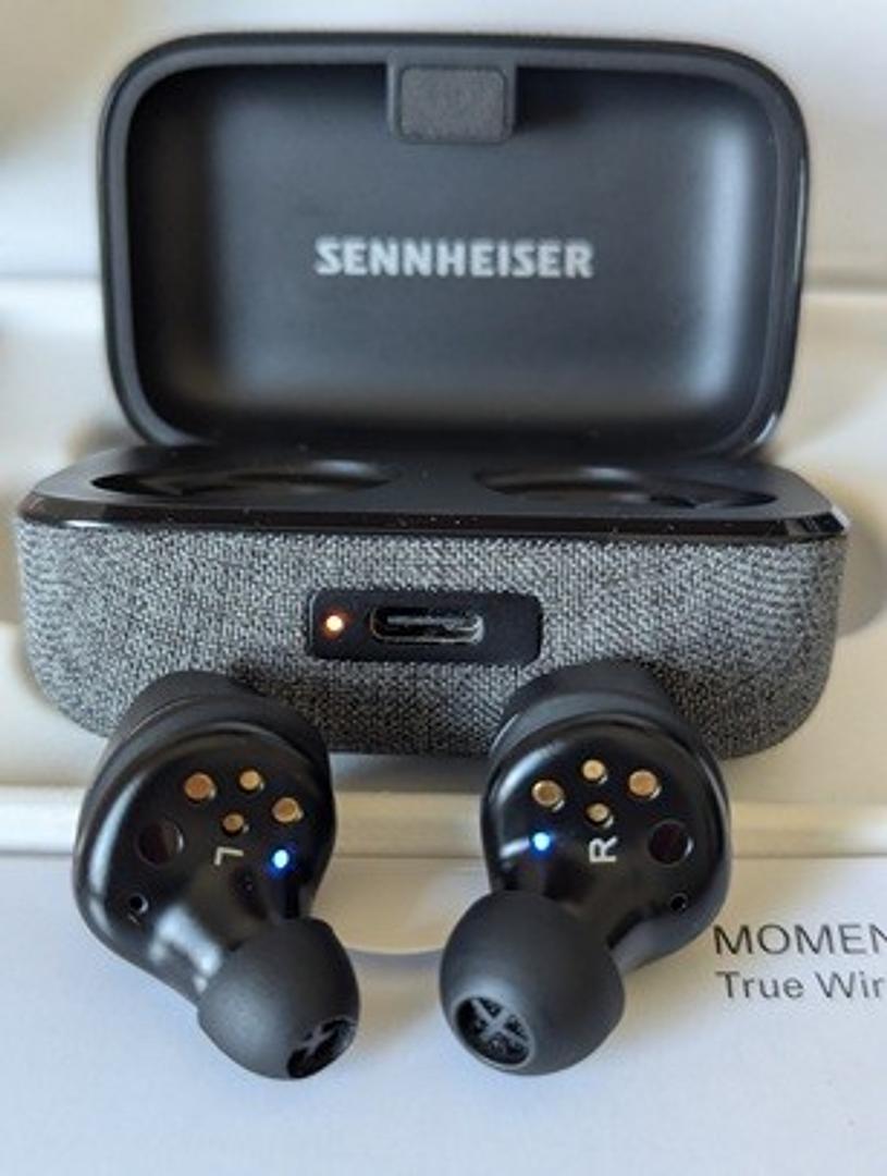 camaras y audio - Sennheiser Momentum TWS 3 Earbuds con ANC, IPX4, carga Qi, 28H 8