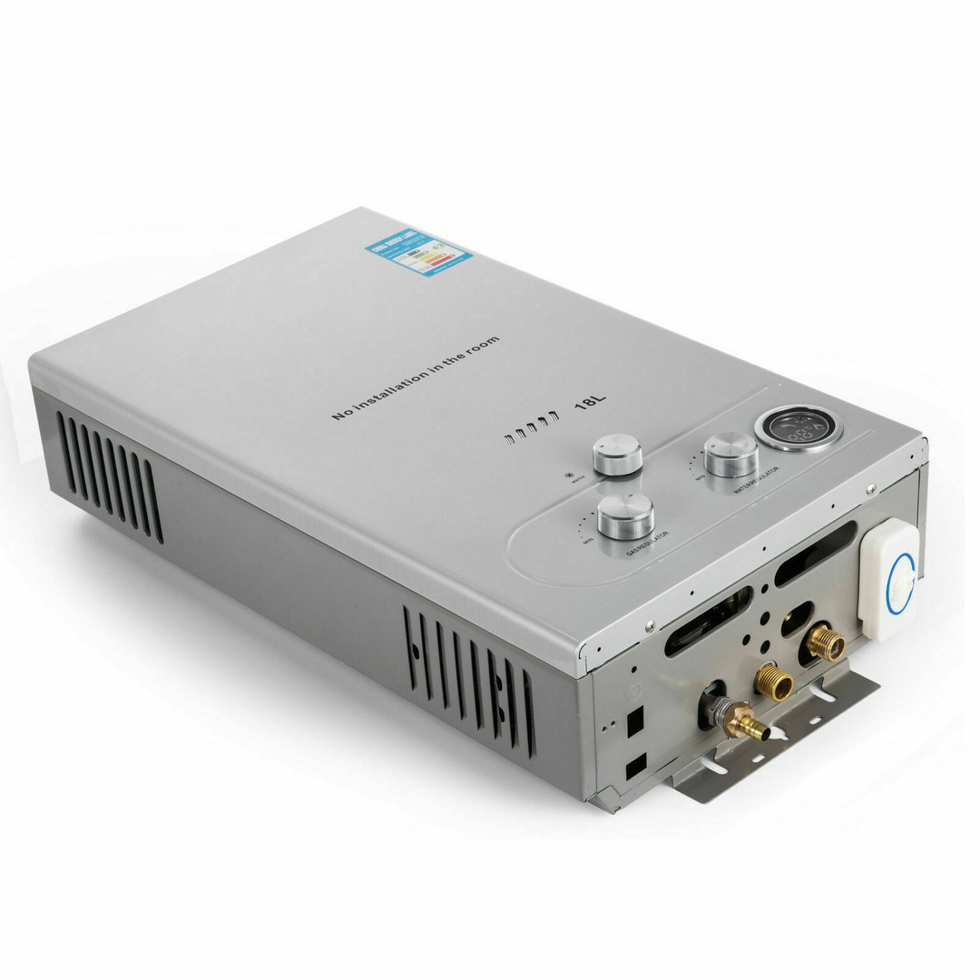 herramientas, jardines y exterior - Calentador de agua a gas de 18 litros por minuto 
Gas water heater  6