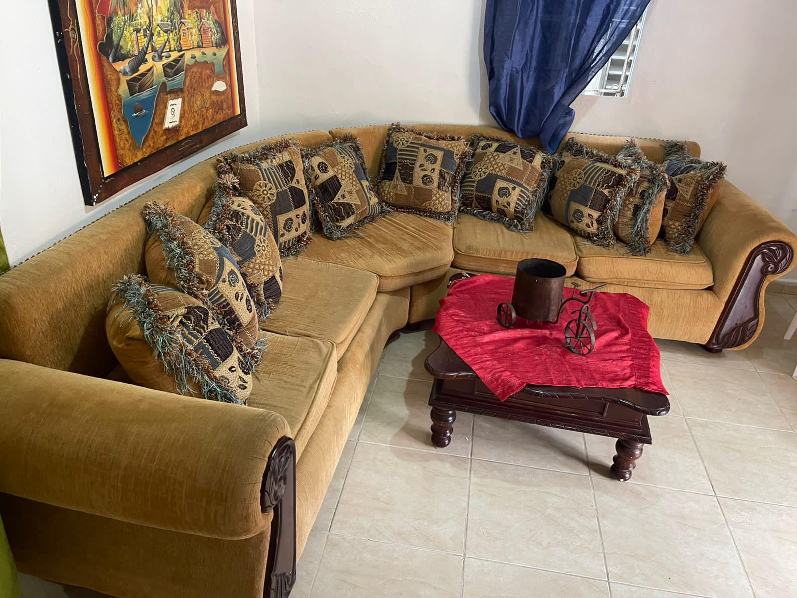 muebles y colchones - Vendo Muebles L en Caoba 0