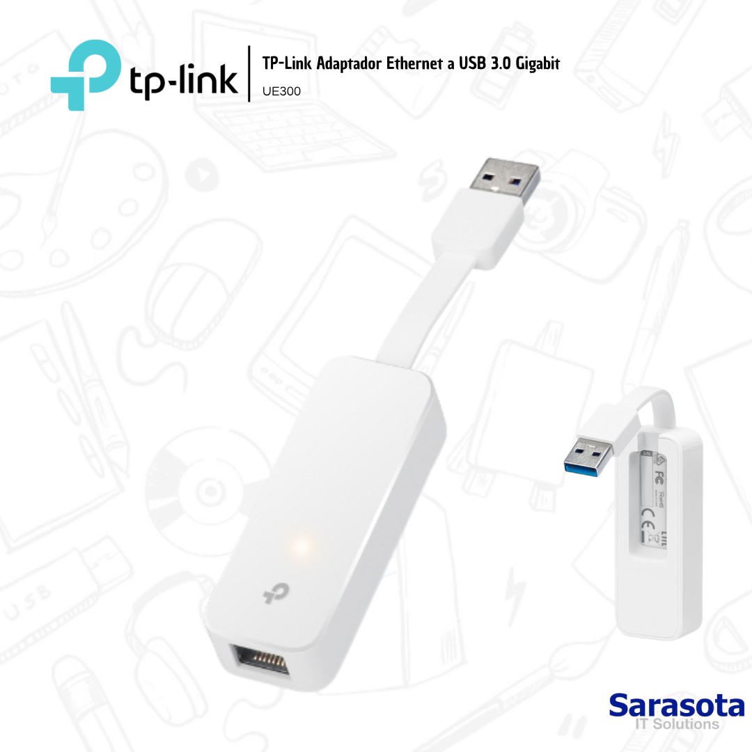 accesorios para electronica - TP-Link Adaptador Ethernet RJ45 a USB 3.0 UE300 2