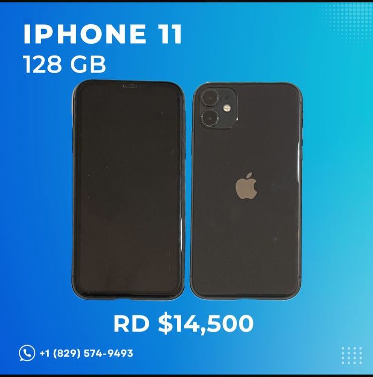 celulares y tabletas - IPHONE 11 NEGRO 128 GB 0