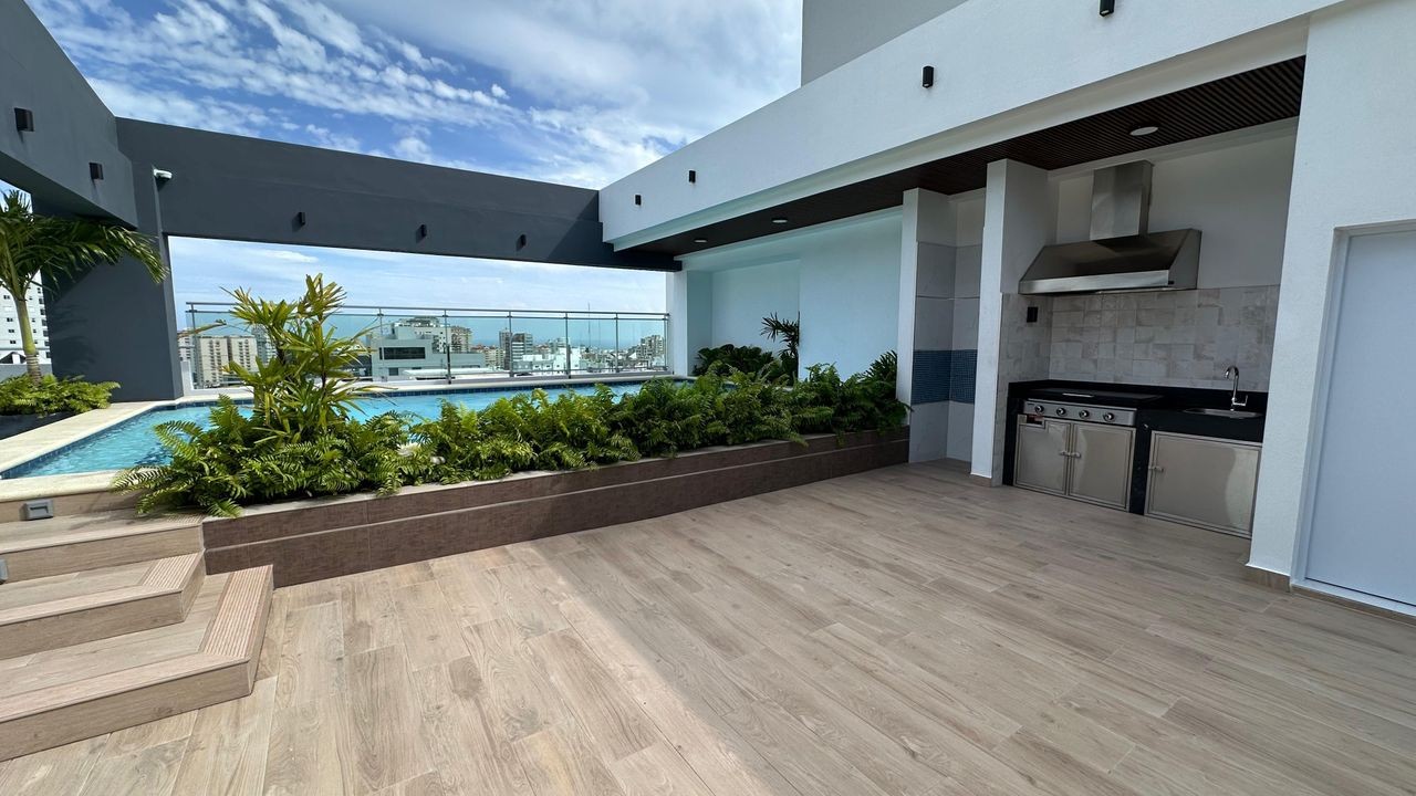 apartamentos - Alquiler Apart a Estrenar Torre Villa Palmera Naco 7