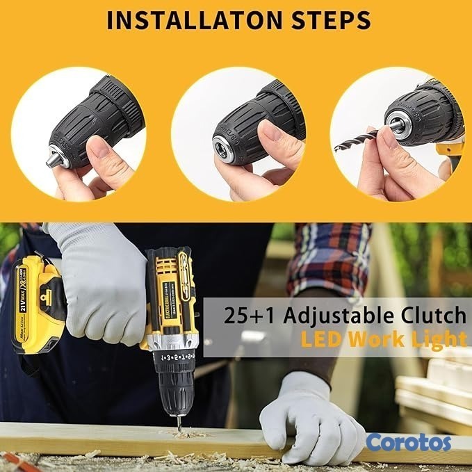 herramientas, jardines y exterior - TALADRO DE 36V 12107 7